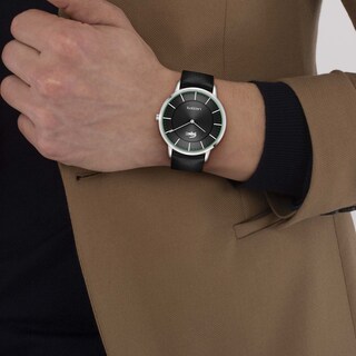 Foto 5 | Foto 5 | Reloj Para Hombre Lacoste Crocorigin 2011472 Negro 40.5 Mm Piel