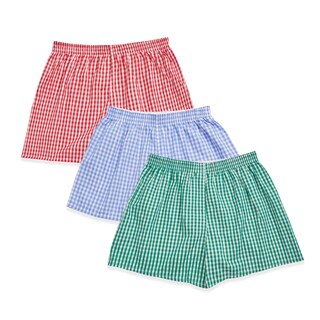 Foto 1 | Foto 1 | Pantalones Cortos De Pijama Cinvik Gingham Boxer Para Mujer Green Plaid Xl - Venta Internacional.