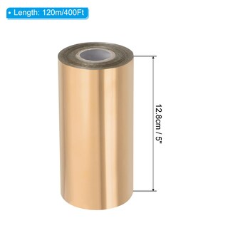 Foto 2 | Foto 2 | Papel De Aluminio Para Estampado En Caliente Patikil 5 X 120 M Para Cuero Bricolaje Amarillo - Venta Internacional.