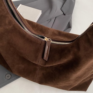 Foto 5 | Foto 5 | Bolso Hobo Lushandy De Cuero Marrón Para Mujer Con Cartera Y Correa - Venta Internacional.