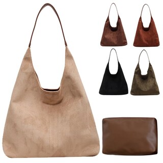 Foto 1 | Foto 1 | Bolso Maoily De Gamuza Marrón Para Mujer 2024 Beige - Venta Internacional.