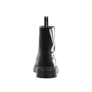 Foto 4 | Foto 4 | Botas Offlander Tipo Militar Piel Crazy Negro Huesos Blancos Bordados