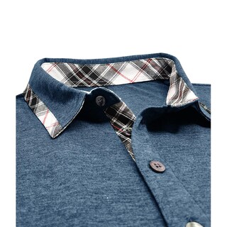 Foto 3 | Foto 3 | Polo Aulemen De Manga Larga Con Bolsillo Para Hombre Color Azul - Venta Internacional.