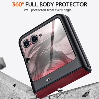 Foto 4 | Foto 4 | Funda De Teléfono Ninki Compatible Con Motorola Razr 50 Con Protector De Pantalla - Venta Internacional.