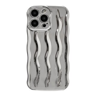 Foto 1 | Foto 1 | Funda De Teléfono Para Iphone 16 Pro Con Patrón De Ondulaciones En El Agua - Venta Internacional.