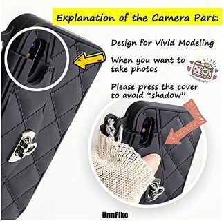 Foto 5 | Foto 5 | Funda Para Teléfono Móvil Tipo Cartera Unnfiko Compatible Con Iphone 16 Color Negro - Venta Internacional.