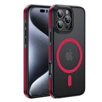 Funda Yzoiko Strong Magnetic Para Iphone 16 Pro Max  Color Rojo - Venta Internacional.