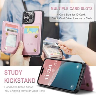 Foto 4 | Foto 4 | Funda Tipo Cartera Vinich Para Iphone 16 Pro 6.3 Con Tarjetero - Venta Internacional.