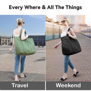 Foto 6 | Foto 6 | Bolsa Bagelite De Lona Grande Para Mujer 22 Pulgadas 50 L Color Verde - Venta Internacional.