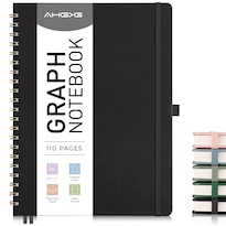 Cuaderno Ahgxg  Papel Cuadriculado A4  100 G/m²  110 Páginas  Tapa Dura - Venta Internacional.