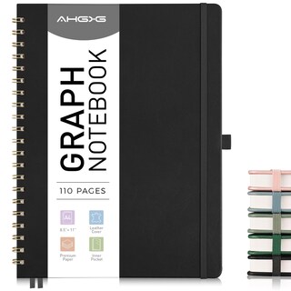 Foto 1 | Foto 1 | Cuaderno Ahgxg Papel Cuadriculado A4 100 G/m² 110 Páginas Tapa Dura - Venta Internacional.