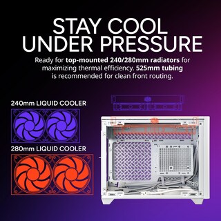 Foto 5 | Foto 5 | Chasis Para Ordenador Cooler Master Nr200p V2 Blanco Mini-itx - Venta Internacional.