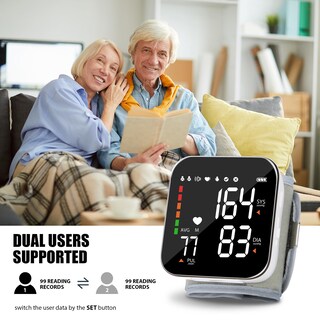 Foto 3 | Foto 3 | Monitor De Presión Arterial De Muñeca Btyolfup Recargable Con Funda - Venta Internacional.