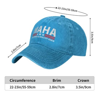 Foto 5 | Foto 5 | Sombrero Zuriohalk Maha Make America Healthy Again Azul Para Hombre - Venta Internacional.