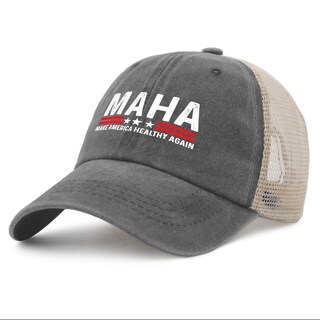 Foto 2 | Foto 2 | Sombrero De Camionero Zuriohalk Maha Make America Healthy Again Grey - Venta Internacional.