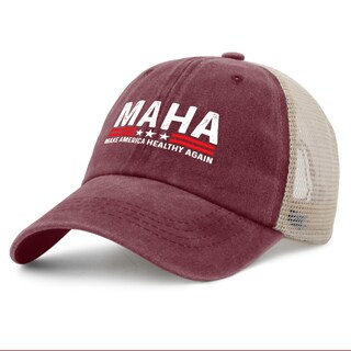 Foto 2 | Foto 2 | Sombrero De Camionero Zuriohalk Maha Make America Healthy Again Red - Venta Internacional.