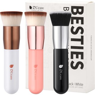 Foto 1 | Foto 1 | Set De Brochas De Maquillaje Ducare Foundation Flat Top Kabuki 3 Unidades - Venta Internacional.
