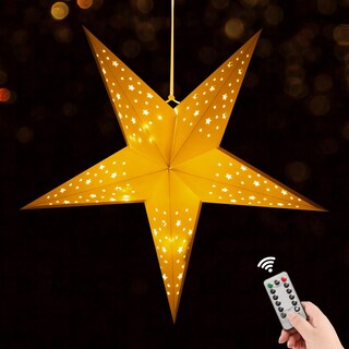 Foto 1 | Foto 1 | Farol Paper Star Grasscape 60 Led 8 Modos 60 Cm Para Interiores - Venta Internacional.