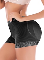 Bragas De Encaje Acolchadas Para Levantadores De Glúteos Para Mujer Moldeadoras De Cuerpo Negras - Venta Internacional.
