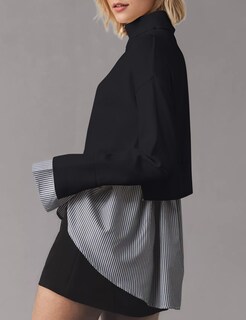 Foto 4 | Foto 4 | Jersey Missactiver Con Cuello Alto Con Aberturas 2 En 1 Para Mujer - Venta Internacional.
