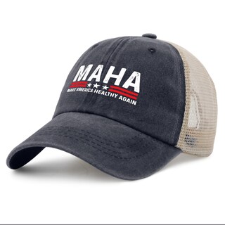 Foto 2 | Foto 2 | Gorra De Camionero Zuriohalk Maha Make America Healthy Again Azul Marino - Venta Internacional.