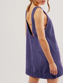 Foto 4 | Foto 4 | Vestido De Pana Sin Mangas Para Mujer Color Morado Talla Xl - Venta Internacional.