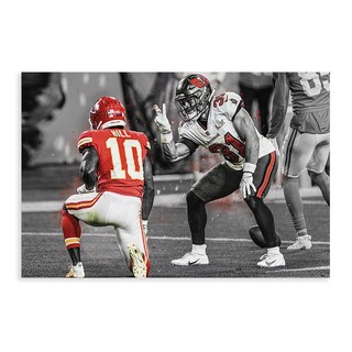 Foto 1 | Foto 1 | Póster Sobre Lienzo Qunan Sports Antoine Winfield Jr. ¿y Tyreek Hill - Venta Internacional.