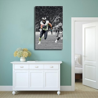 Foto 4 | Foto 4 | Póster De Lona Purerin Saquon Barkley Para Decoración De Dormitorio 30 X 45 Cm - Venta Internacional.