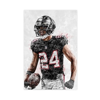 Foto 1 | Foto 1 | Póster Sobre Lienzo Qunan Sports A. J. Terrell 30 X 45 Cm Sin Marco - Venta Internacional.