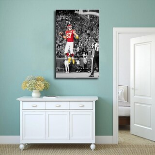 Foto 4 | Foto 4 | Póster Sobre Lienzo Qunan Sports Travis Kelce Sin Marco 30 X 45 Cm - Venta Internacional.