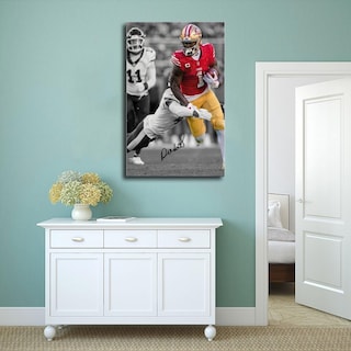 Foto 4 | Foto 4 | Póster Sobre Lienzo Qunan Sports Deebo Samuel 30 X 45 Cm Sin Marco - Venta Internacional.