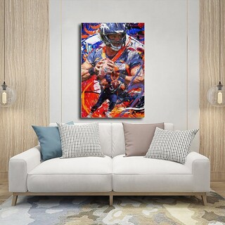 Foto 5 | Foto 5 | Póster En Lienzo Aikelai Russell Wilson Para Decoración De Dormitorio 30 X 45 Cm - Venta Internacional.