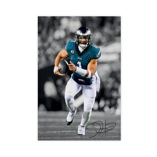 Foto 1 | Foto 1 | Póster Sobre Lienzo Para Decoración De Pared Con Estampado Purerin Jalen Hurts 30 X 45 Cm - Venta Internacional.