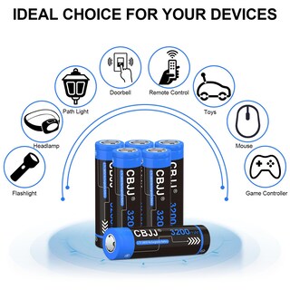 Foto 6 | Foto 6 | Batería Recargable Cbjj 18650 3200 Mah 3 7 V Para Linterna Paquete De 4 - Venta Internacional.