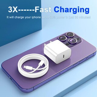 Foto 2 | Foto 2 | Cargador De Teléfono Vsjedah De Carga Rápida De 20 W Para Iphone 14/13/12 - Venta Internacional.