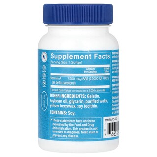 Foto 2 | Foto 2 | Suplemento De Betacaroteno De The Vitamin Shoppe 7500 Mcg 100 Cápsulas Blandas - Venta Internacional.
