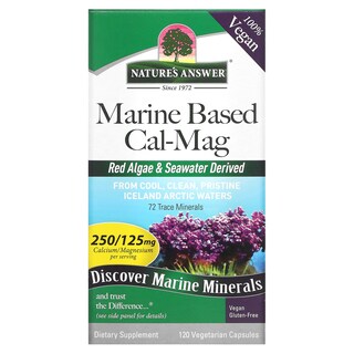Foto 1 | Foto 1 | Suplemento Cal-mag De Base Marina Nature's Answer 120 Cápsulas - Venta Internacional.