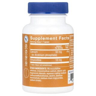Foto 2 | Foto 2 | Suplemento The Vitamin Shoppe Con Vinpocetina 10 Mg 120 Comprimidos - Venta Internacional.