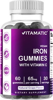 Foto 6 | Foto 6 | Suplemento De Hierro Vitamático En Gomitas De 65 Mg 60 Gomitas Veganas - Venta Internacional.