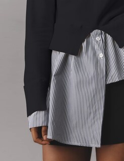 Foto 2 | Foto 2 | Jersey Missactiver Con Cuello Alto Con Aberturas 2 En 1 Para Mujer - Venta Internacional.