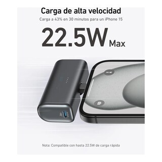 Foto 2 | Foto 2 | Power Bank Con Conector Usb-c Integrado Stone Eo Safe Imports Esi-22063 Negro