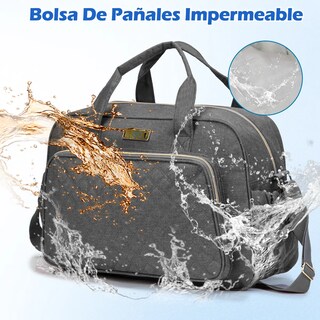 Foto 3 | Foto 3 | Pañalera Mochila De Bebe Moderna Multiusos Viaje Eo Safe Imports Esi-22097 Gris