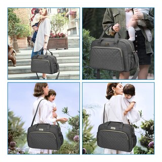 Foto 4 | Foto 4 | Pañalera Mochila De Bebe Moderna Multiusos Viaje Eo Safe Imports Esi-22097 Gris