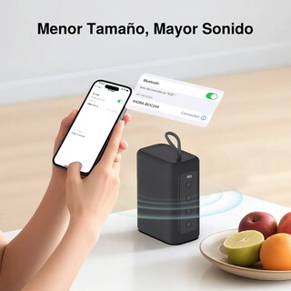 Foto 4 | Foto 4 | Bocina Bluetooth Portátil 7w Pequeño Altavoz Eo Safe Imports Esi-22066 Negro