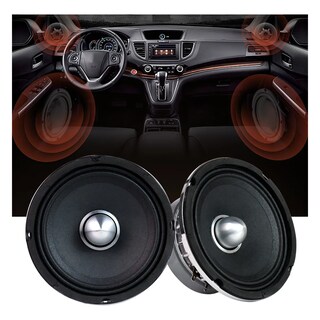Foto 3 | Foto 3 | Bocina Tipo Medio Rango 6.5'' 250w Rms Para Auto 2 Unidades Eo Safe Imports Esi-22086 Negro