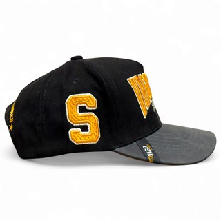 Foto 6 | Foto 6 | Vago Futbol Team Gorra Visera Curva Ngro Imitación Piel Gris