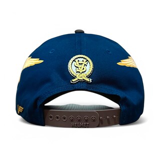 Foto 5 | Foto 5 | Vago Ranchero Vibes Gorra Visera Curva Azul Marino Con Café
