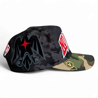 Foto 4 | Foto 4 | Vago No Limits Gorra Visera Curva Camuflajeada Negra Y Verde