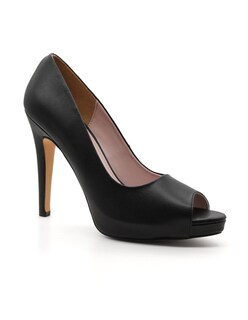 Foto 1 | Foto 1 | Sandalia Con Tacón Exterior Piel Sintética Color Negro Para Mujer De Rbcollection