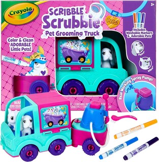 Foto 1 | Foto 1 | Crayola Scribble Scrubbie Autobús De Mascotas